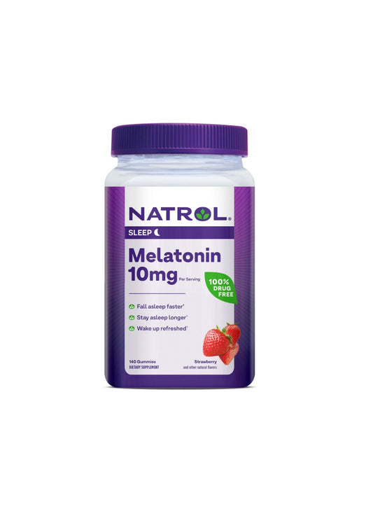 Melatonina 10mg de 60, 90 y 140 gomas
